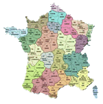 Recherche sur la carte de France des praticiens EFT