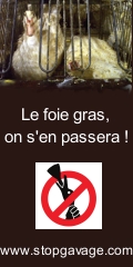 Le foie gras on s'en passera STOP GAVAGE